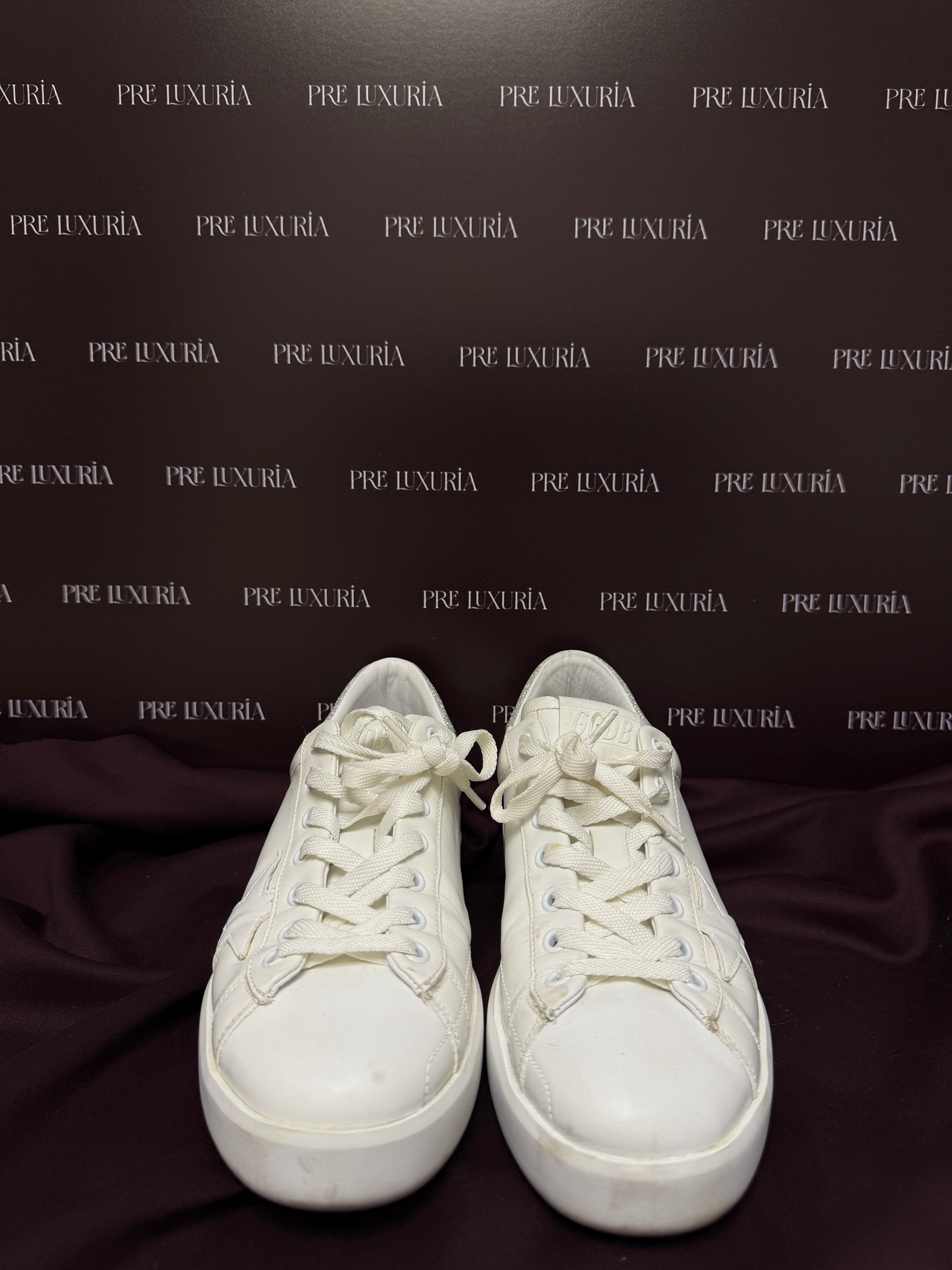 Golden Goose Pure-star Sneakers in Glittery EU39