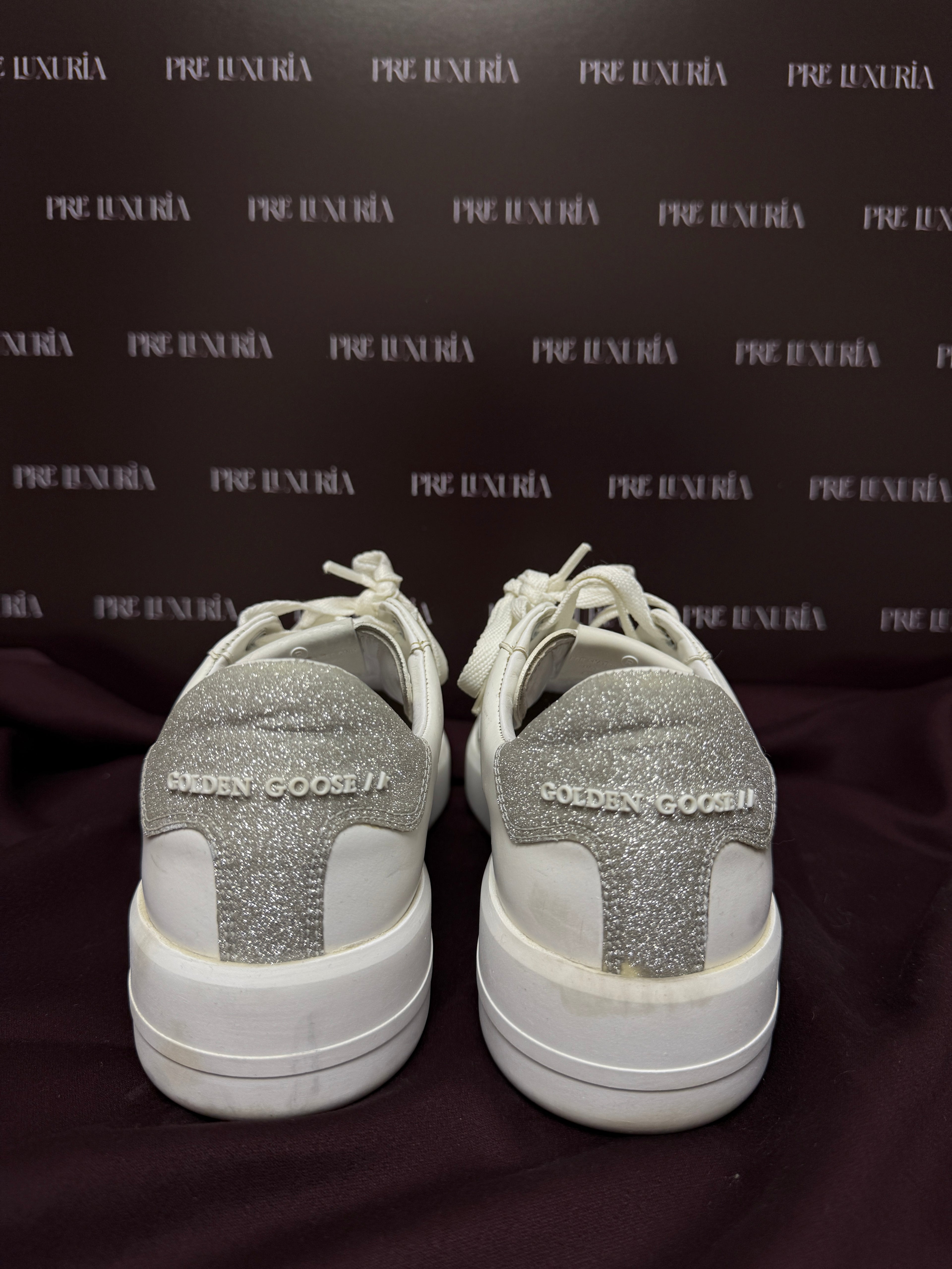 Golden Goose Pure-star Sneakers in Glittery EU39