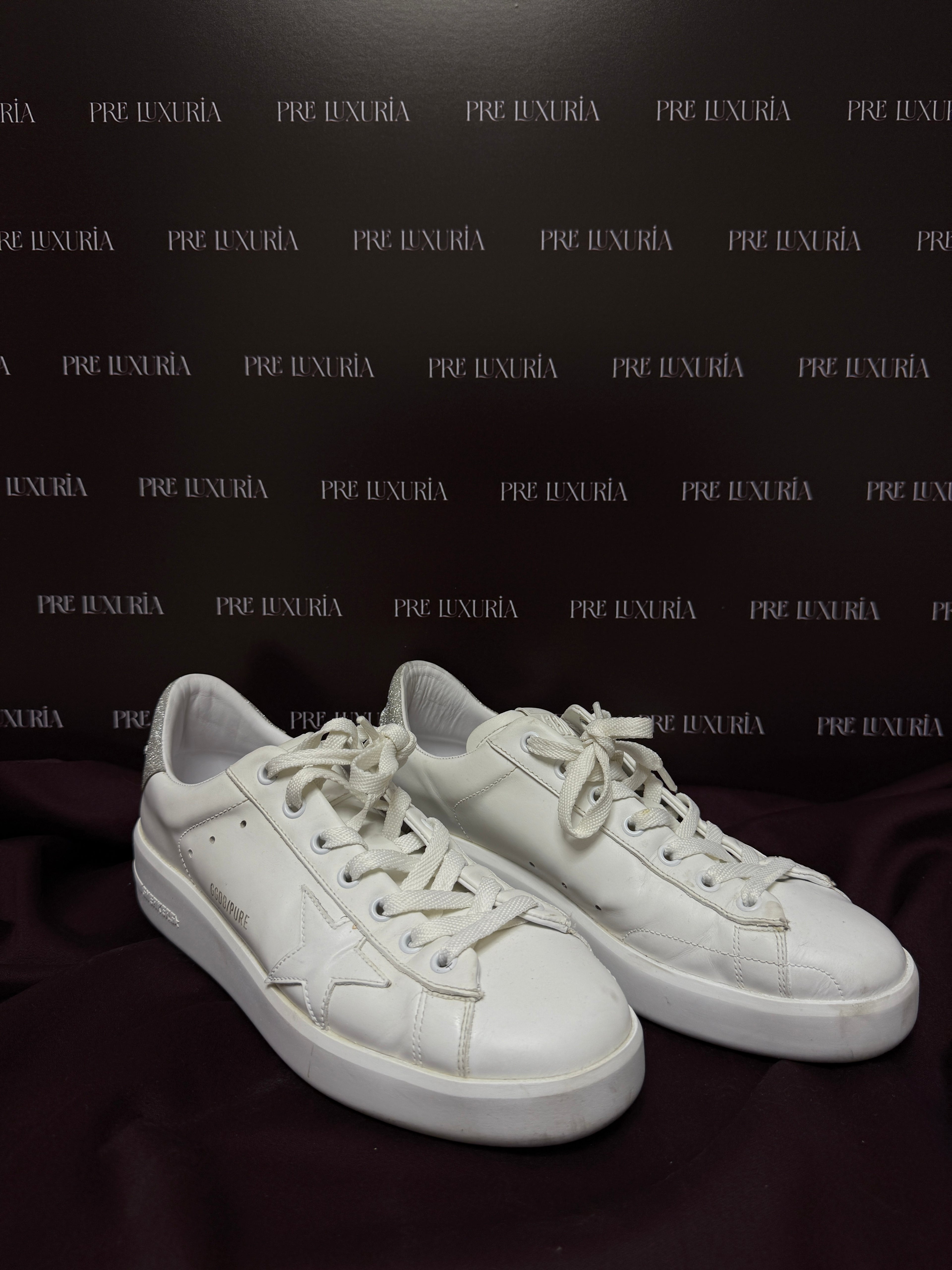 Golden Goose Pure-star Sneakers in Glittery EU39