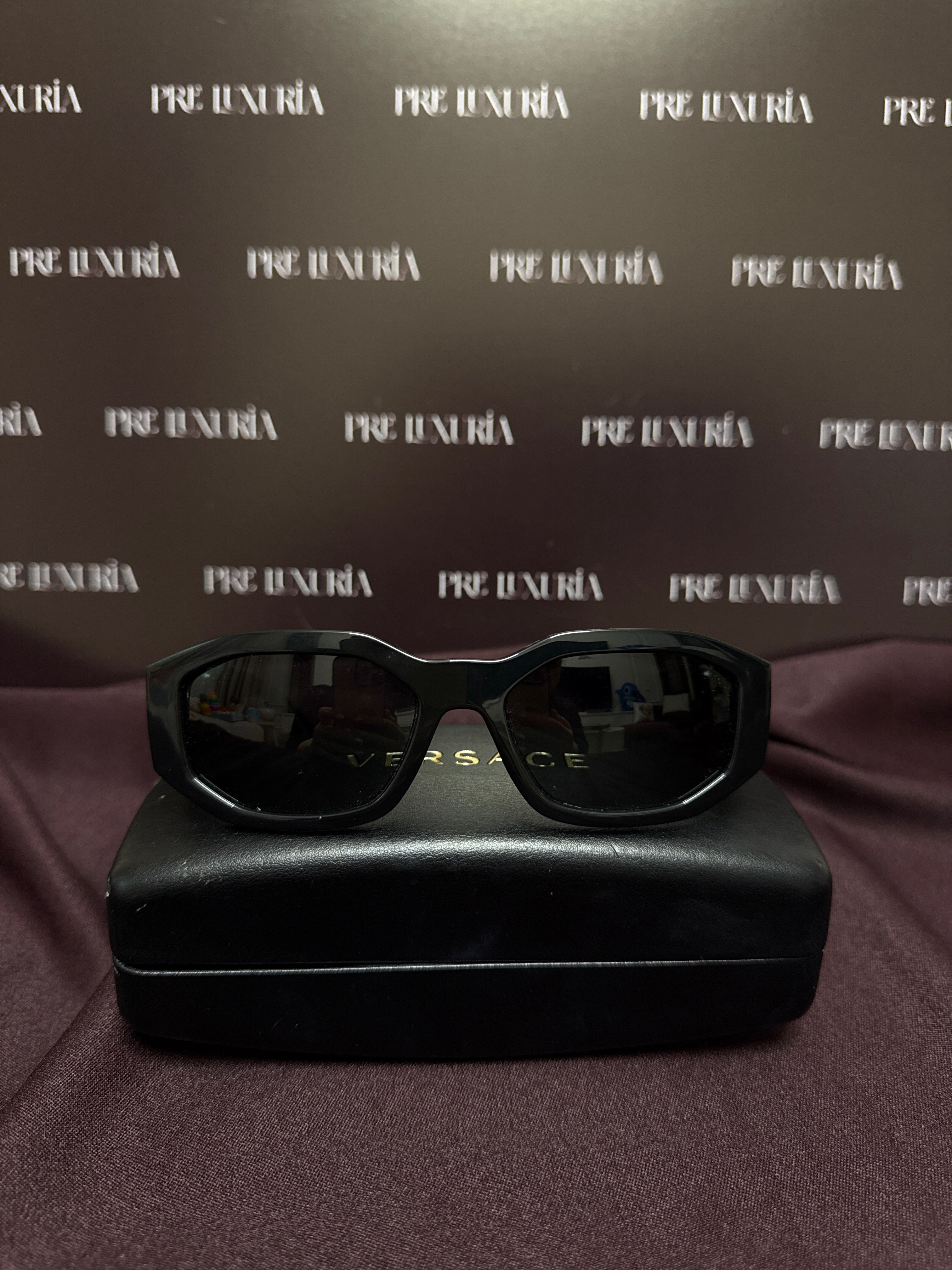 Versace Medusa Biggie Sunglasses in Black