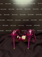 Gianvito Rossi Embellished PVC Pumps in Fuchsia EU38