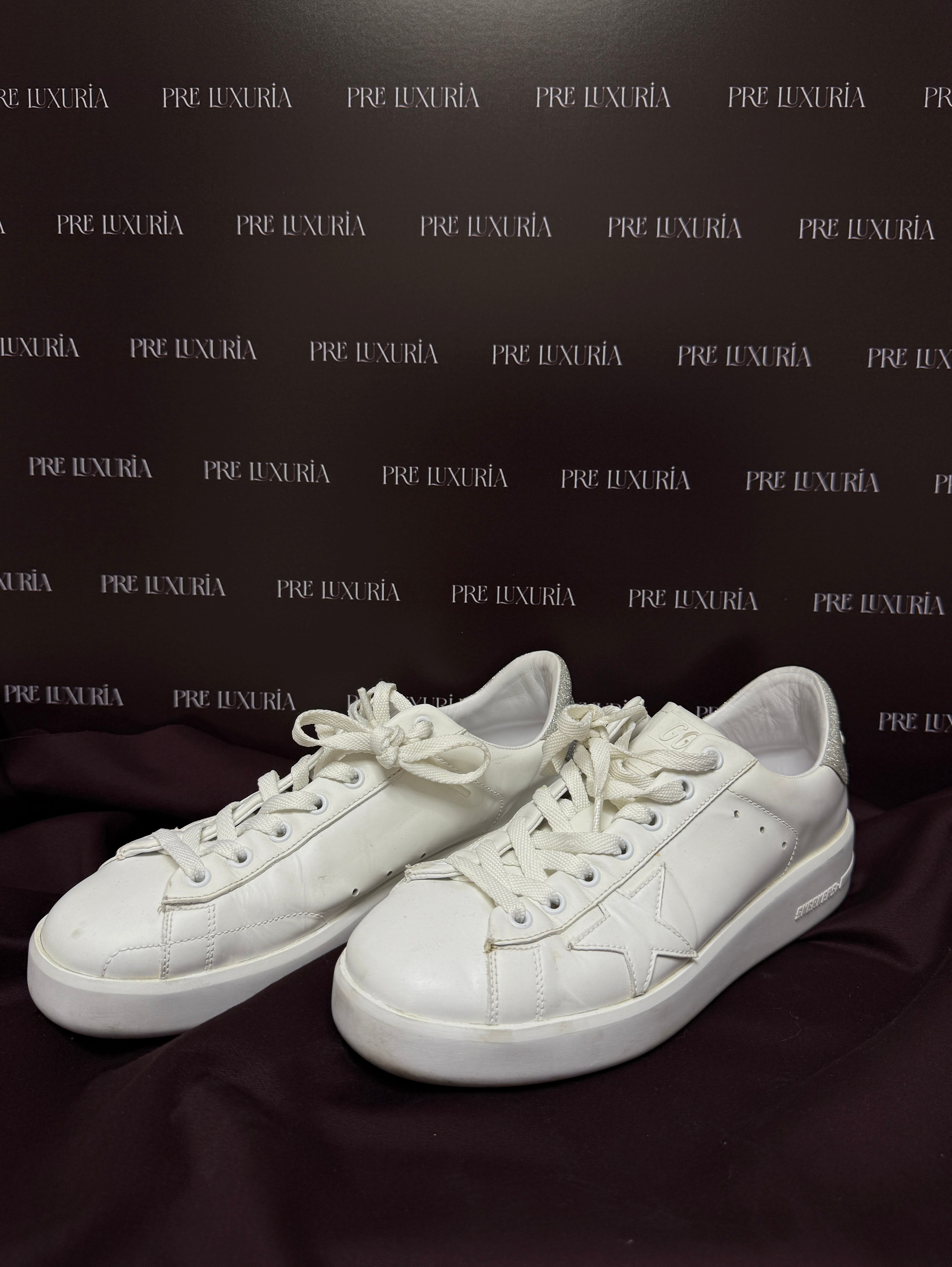 Golden Goose Pure-star Sneakers in Glittery EU39