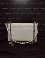 Dior 30 Montaigne East-West with Chain in Latte
