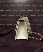 Dior 30 Montaigne East-West with Chain in Latte