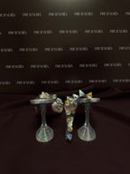 Amina Muaddi Julia PVC Spike Sandals EU38