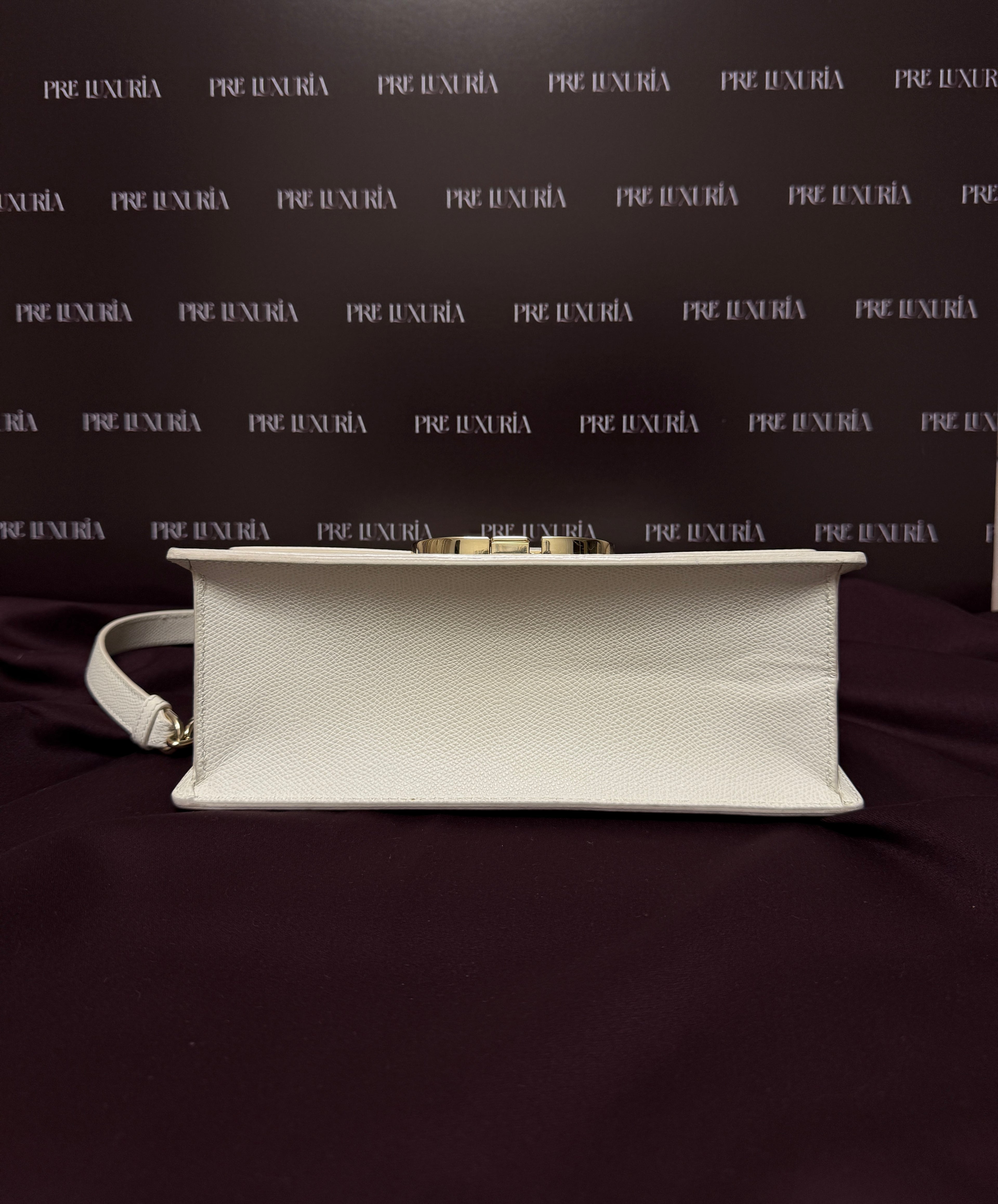 Dior 30 Montaigne East-West with Chain in Latte