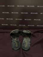 Dior Dway  Slide Cotton Embroidered with Metallic Thread EU38.5