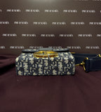 Dior Box 30 Montaigne in Blue Monogram Canvas Oblique