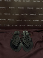 Sophia Webster Butterfly Flat Sandals in Black  EU39