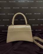 Balenciaga Hourglass S in Beige