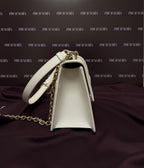 Dior 30 Montaigne East-West with Chain in Latte